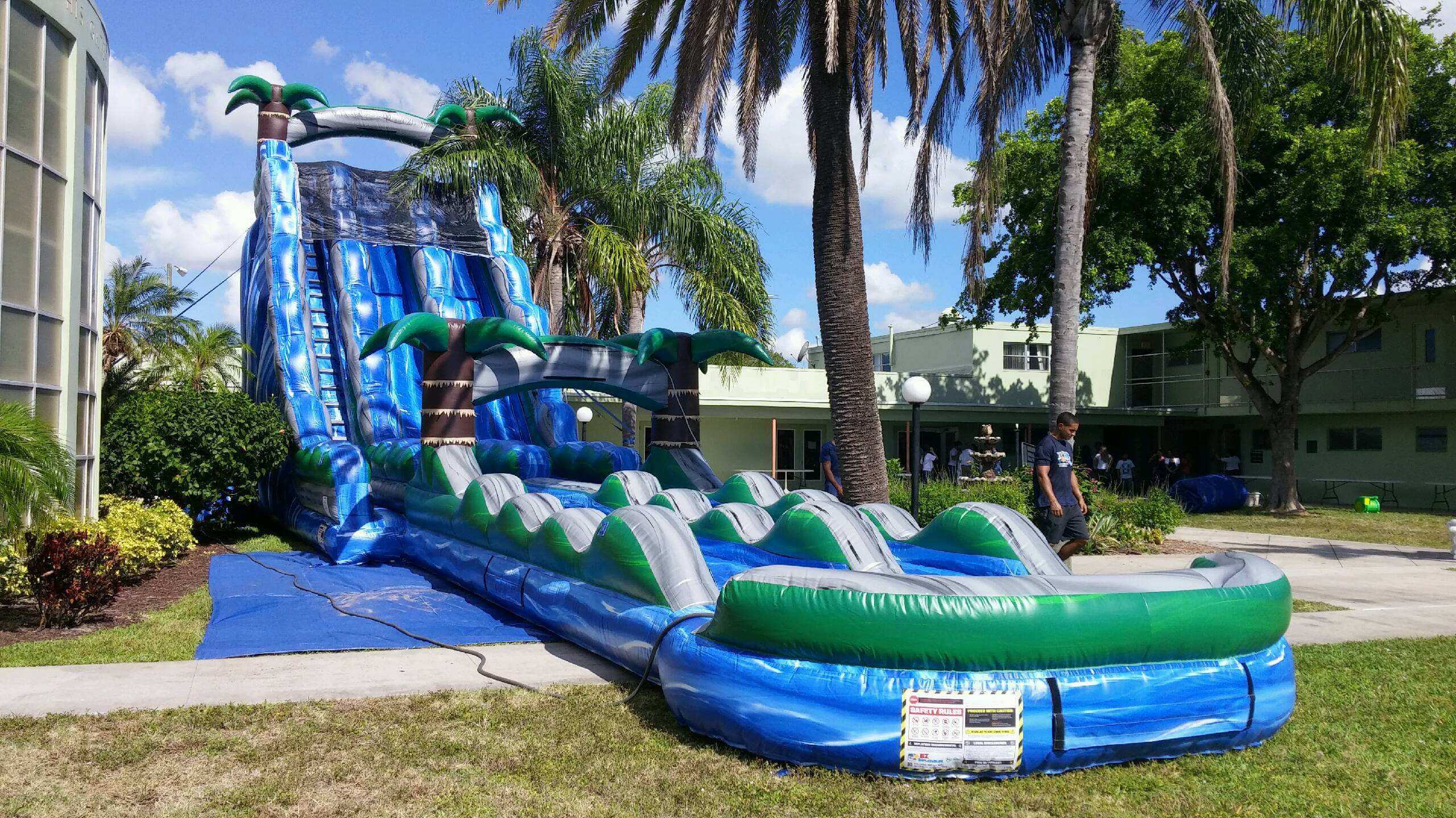 huge water slide